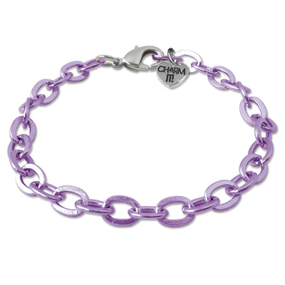 Pulseira de Corrente Violeta