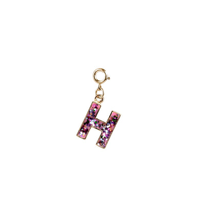 Pingente Letra H Dourado