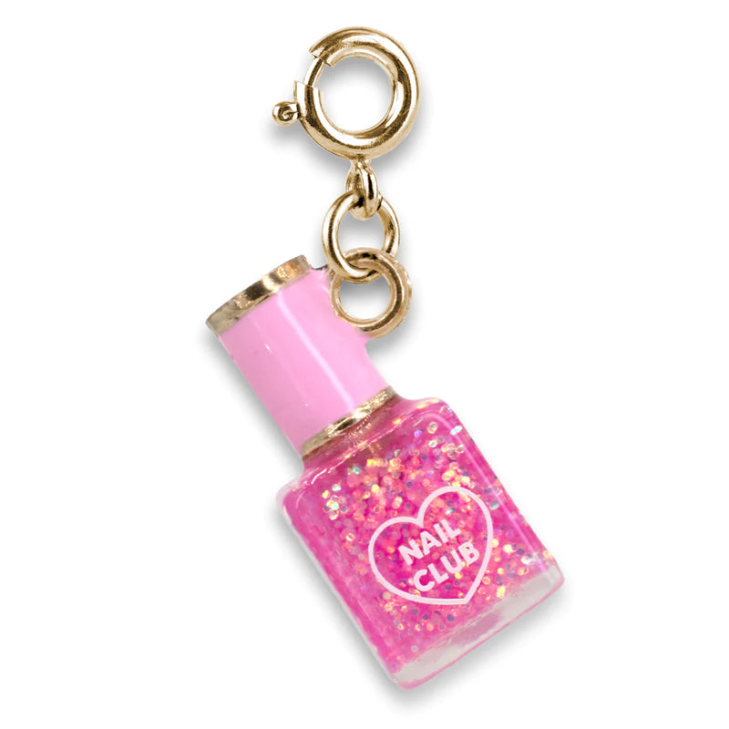 Charm Esmalte Rosa Dourado