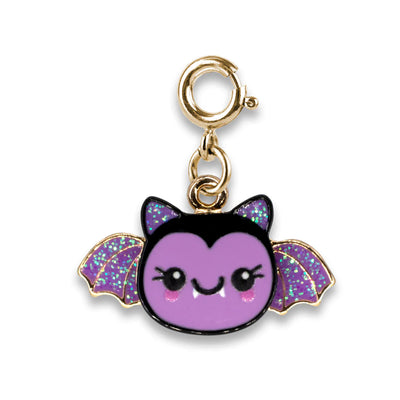 Charm Morcego Halloween Dourado