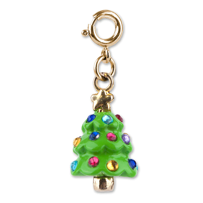 Charm Árvore de Natal Verde com Glitter